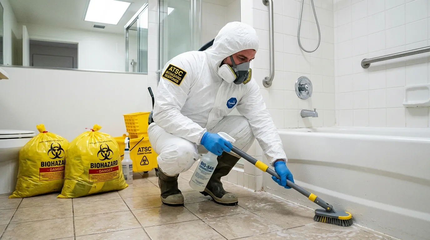 Decontamination equipment deployed for Blood Cleanup in Wheaton